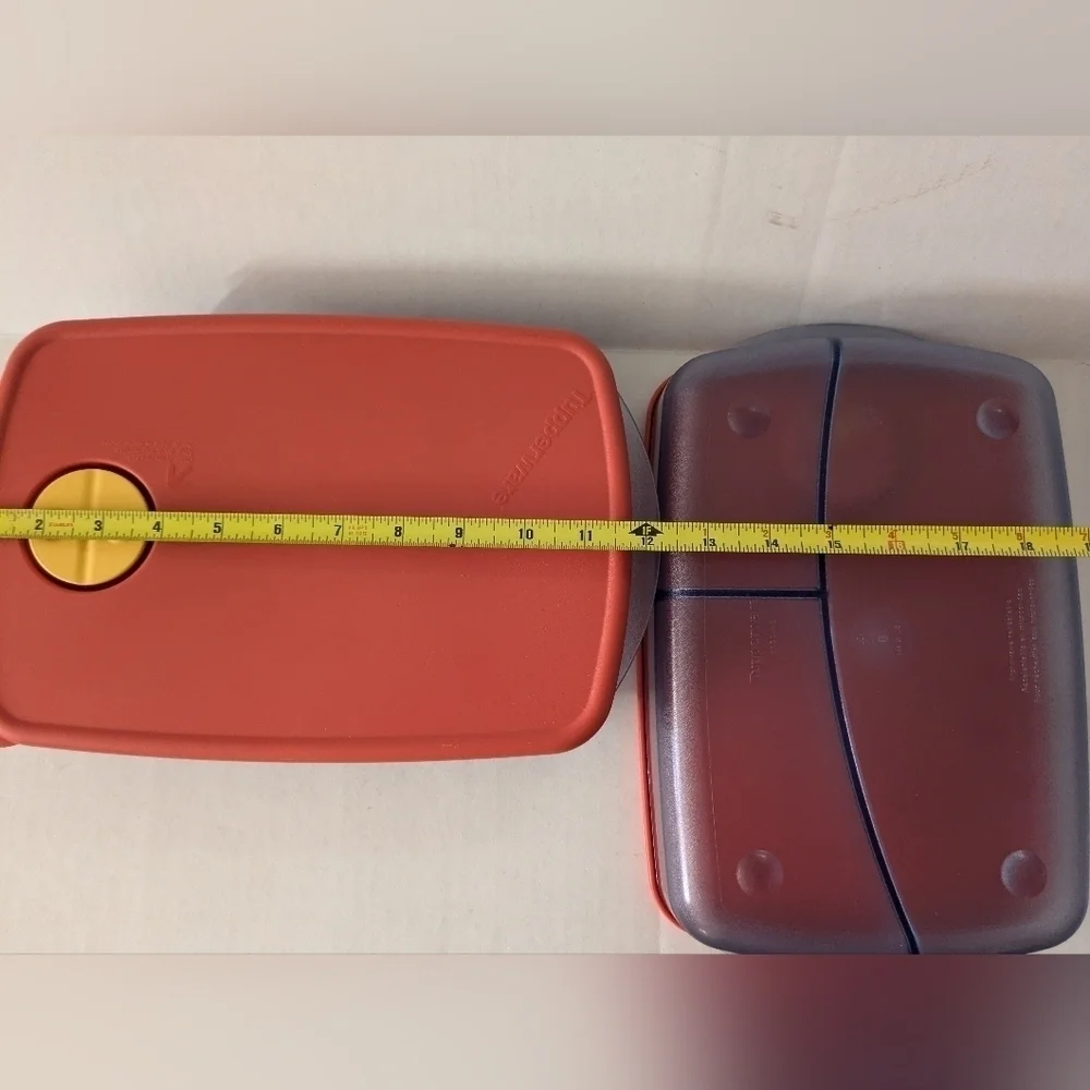 Tupperware rock N serve. Set of 2 divided containers